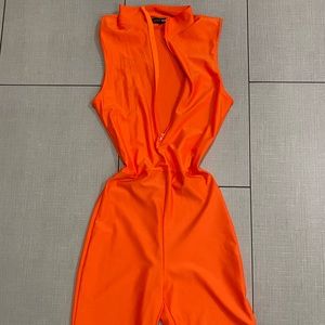Orange Body suit